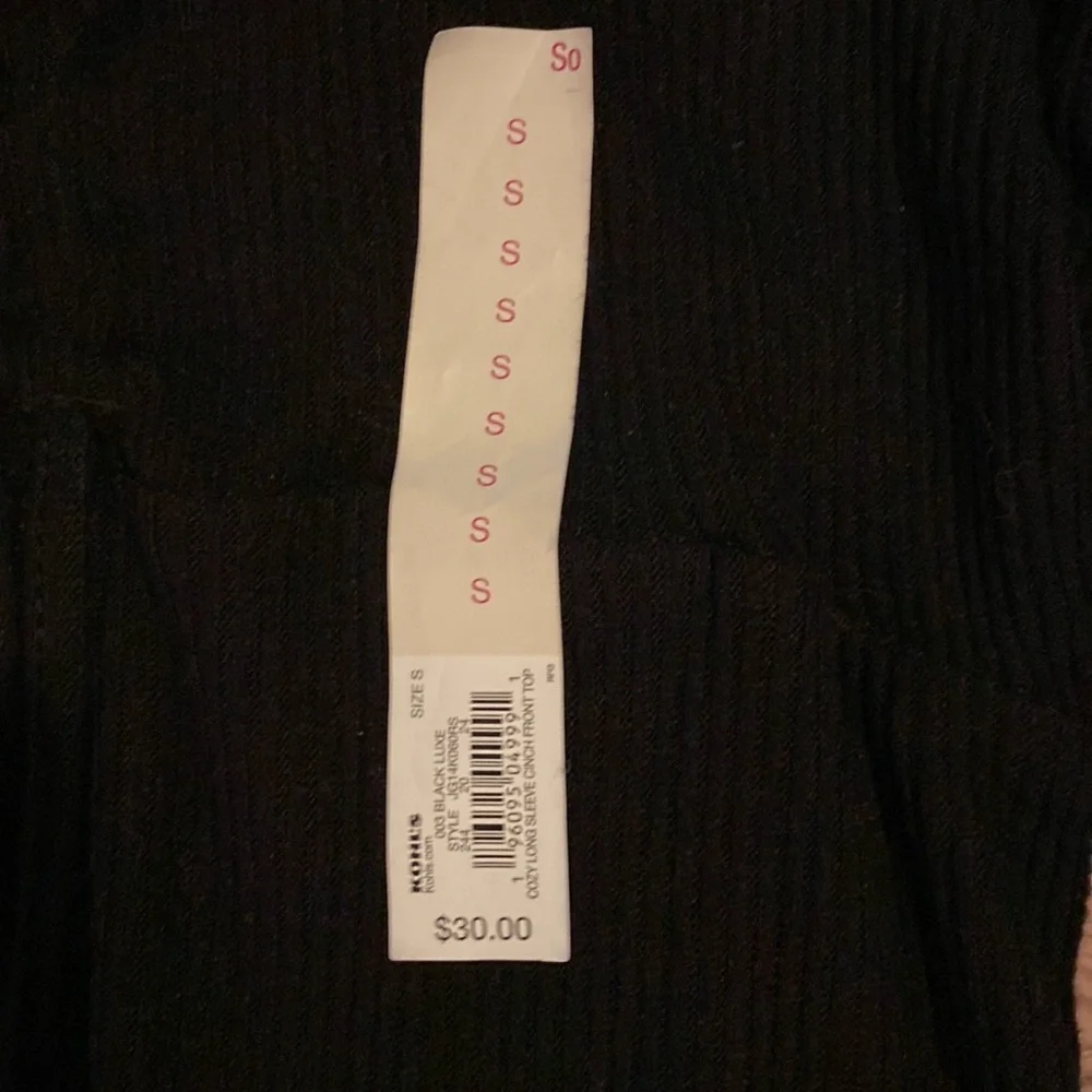 Brand new black crop top